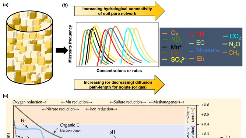 Using probability distribution function as a scaling approach to incorporate soil heterogeneity into biogeochemical models for greenhouse gas predictions