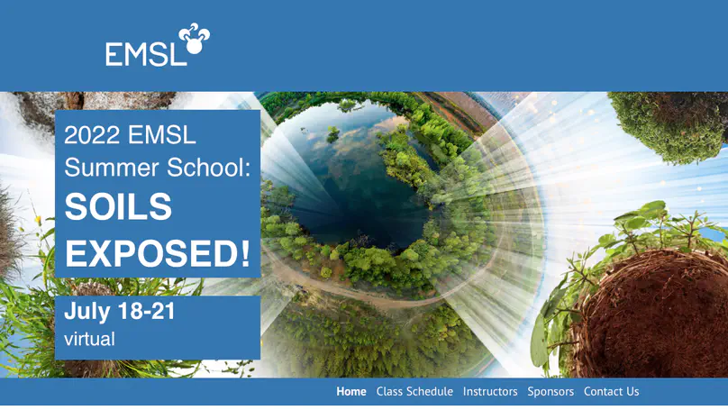 Marissa got accepted for the EMSL Summer School: Soils Exposed