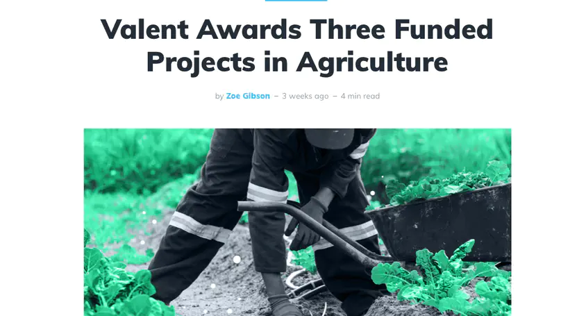 Valent U.S.A. and Valent Biosciences selected Debjani Sihi to quantify soil carbon in agricultural landscapes