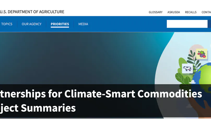 We will partner with Rodale Institute on a project funded by the USDA's Partnerships for Climate-Smart Commodities program